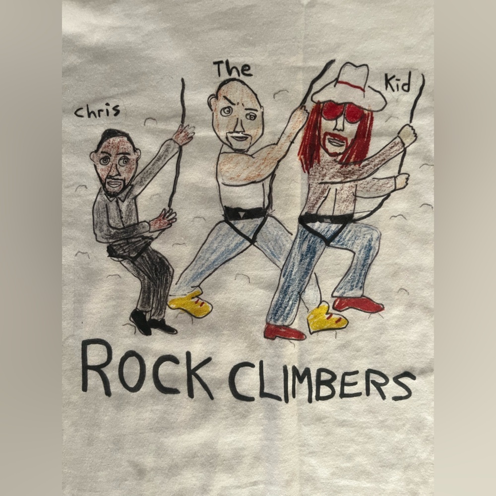 Luxury Brand ( U.P. unfortunate portrait ) Rock Climbers tee shirt - size M ๐๐ - Picture 2 of 4